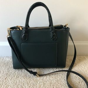 a new day green convertible satchel